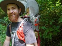 Summer Vacation 2018-186  Ron liked this baby carrier and the uncle gladly let us take his picture
